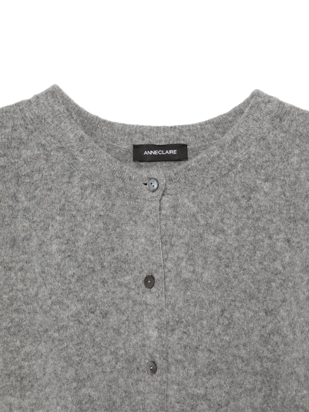 anne claire Vest met ronde hals Grijs