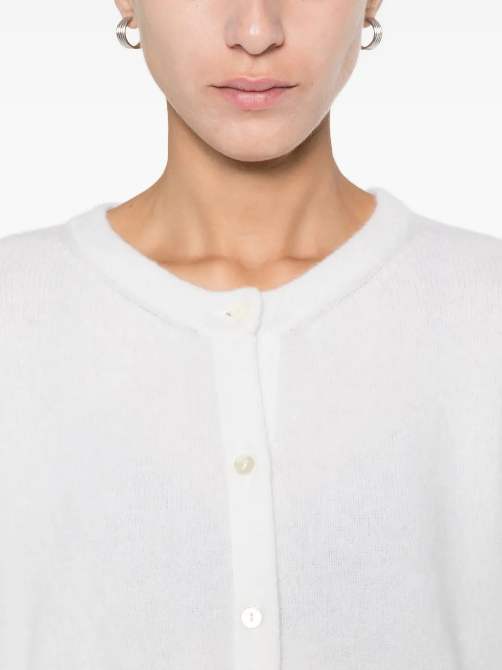 anne claire Vest met ronde hals Wit