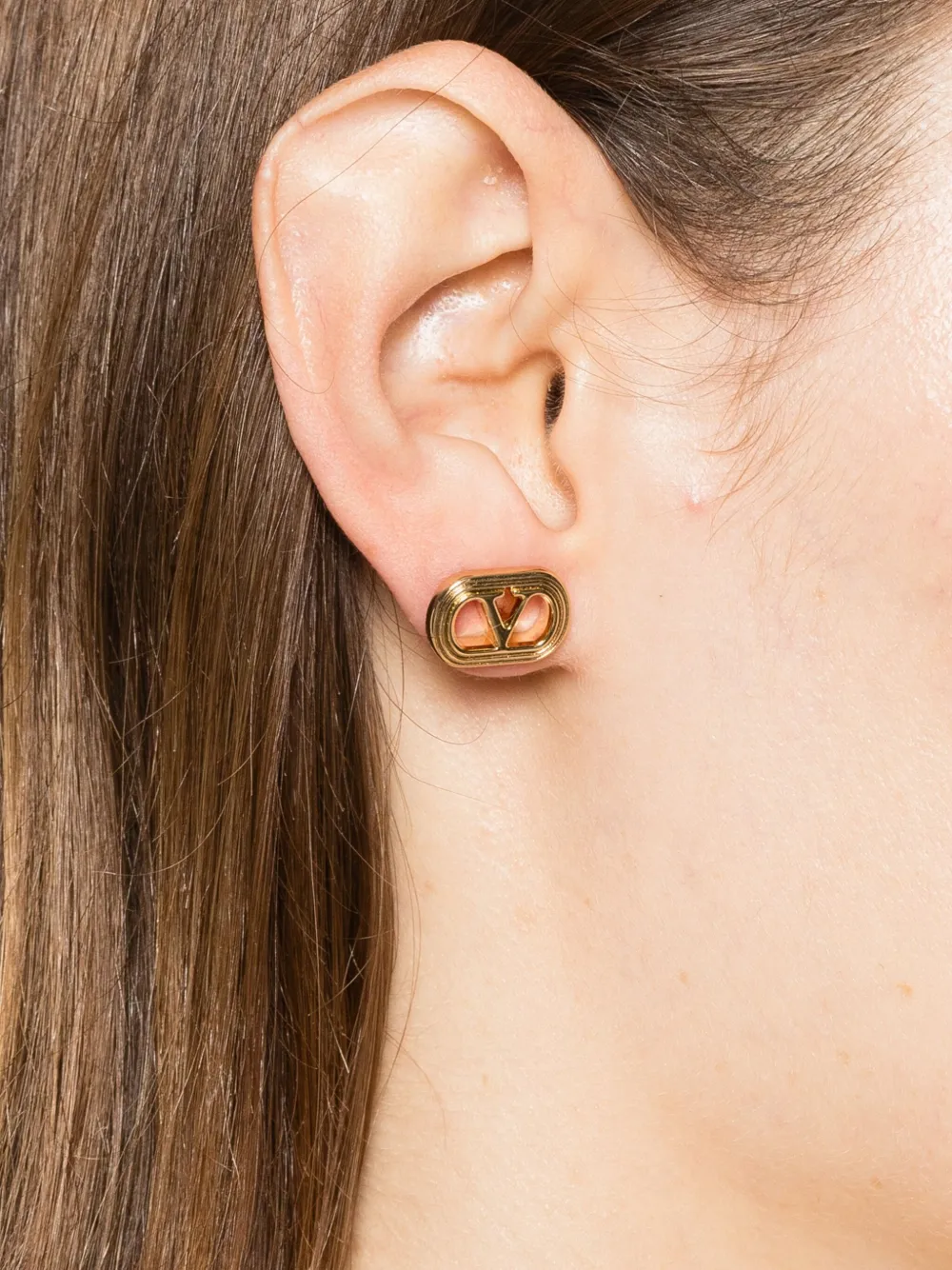 Valentino Garavani Bijoux gouden oorbellen