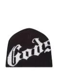 GODSPEED logo studded beanie - Black