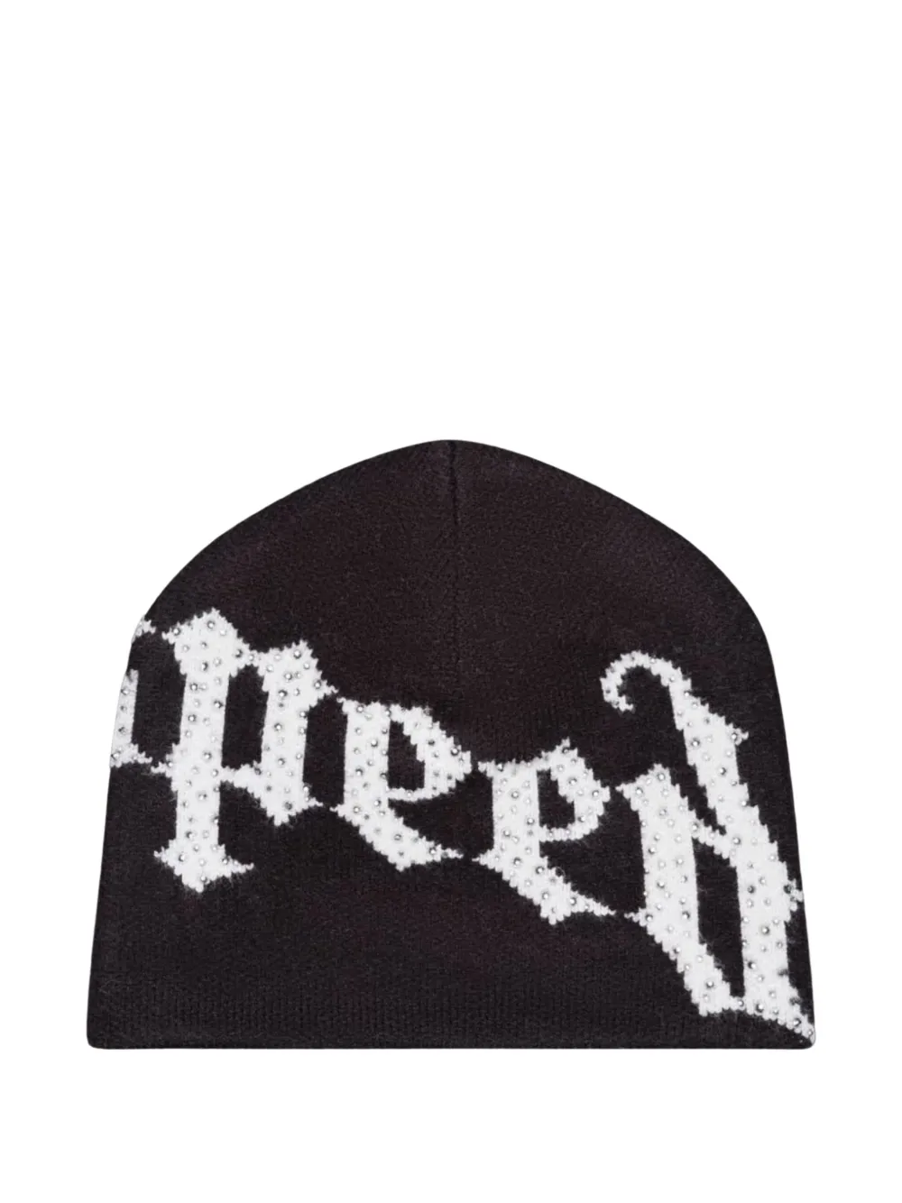 GODSPEED logo studded beanie - Zwart