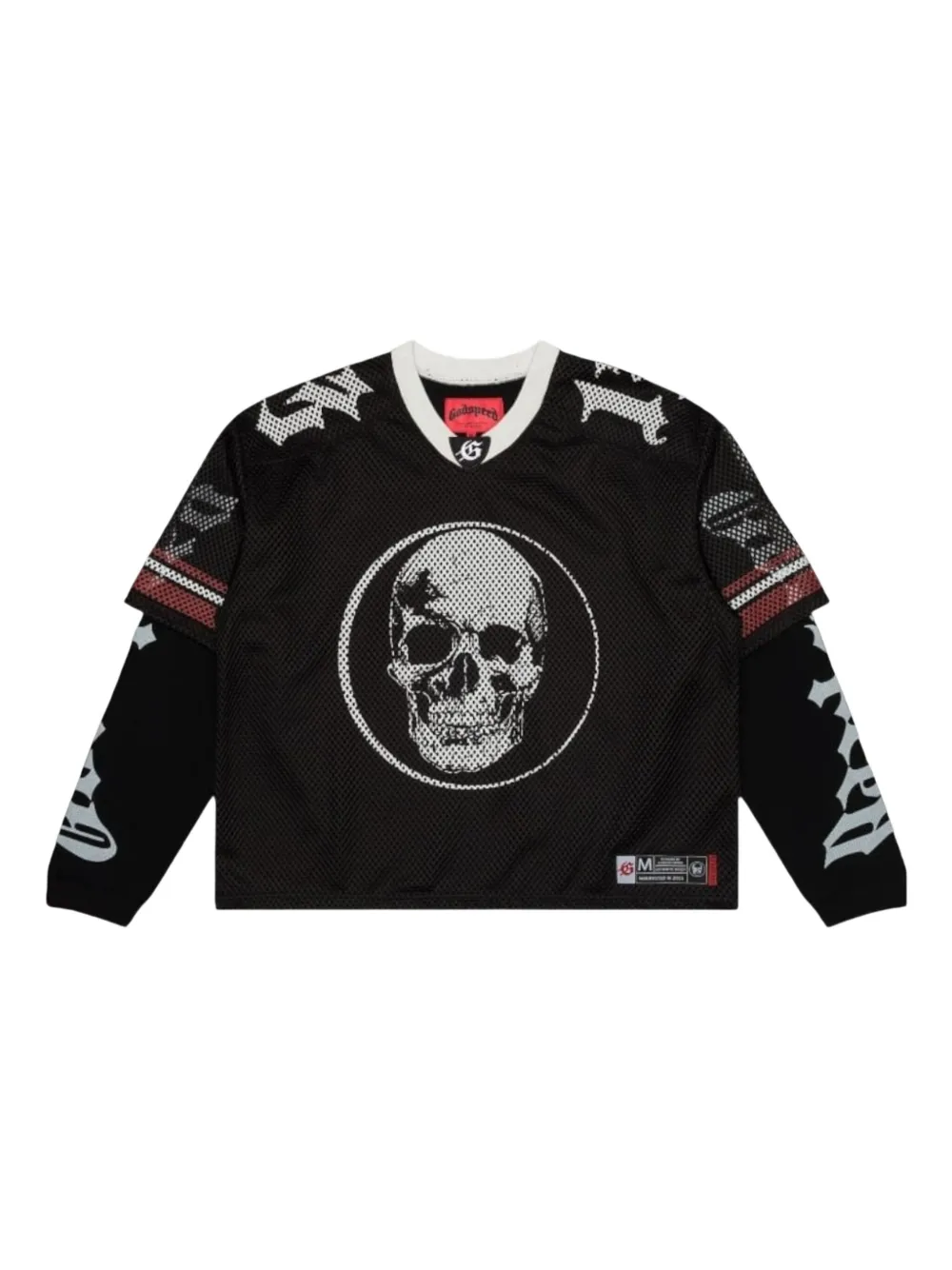 GODSPEED layered mesh jersey | Black | Image 1