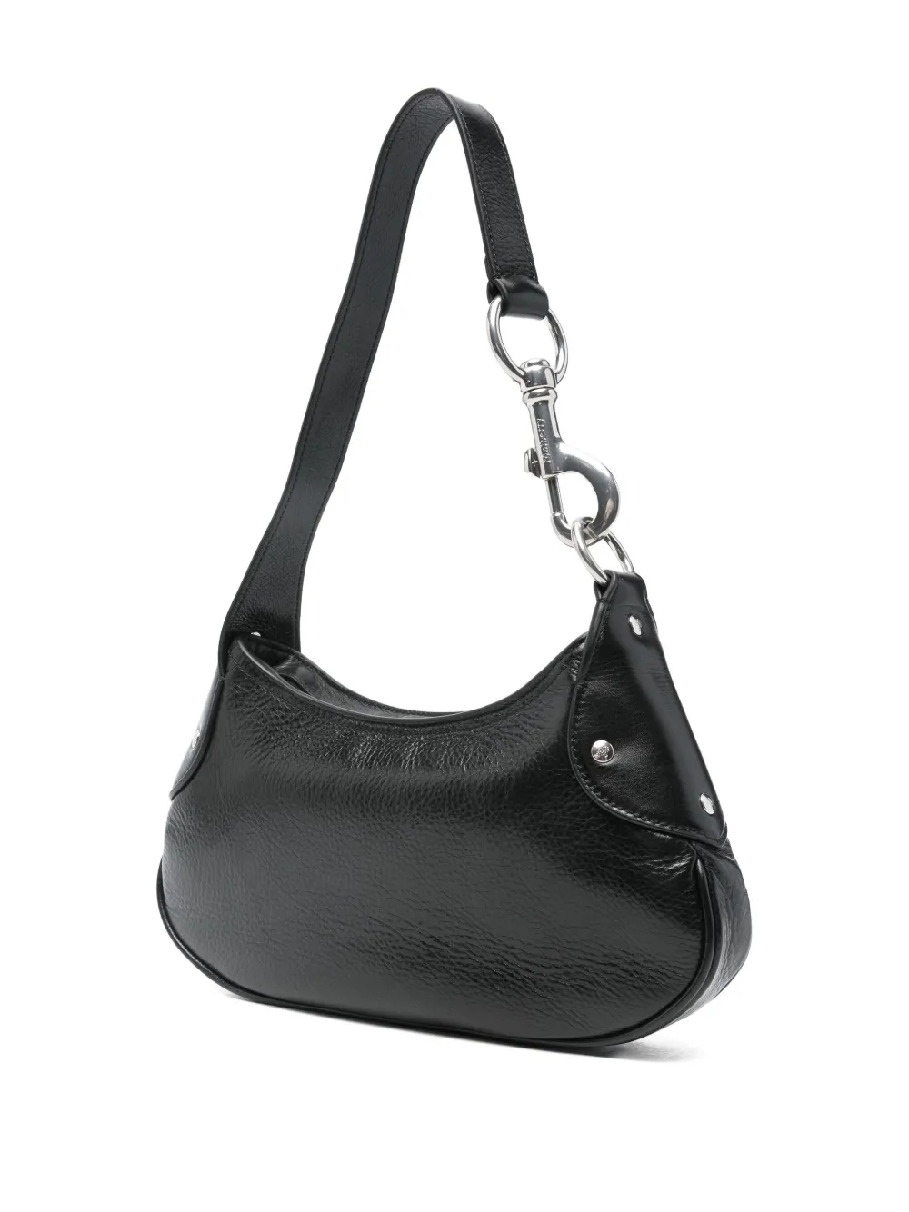 Mulberry Rivet-detail Leather Shoulder Bag In Burgundy