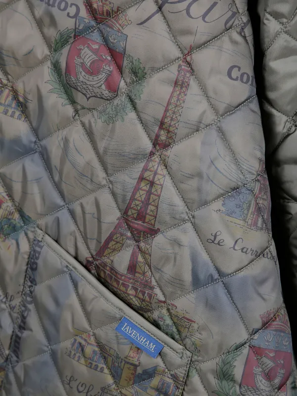 Comme Des Garçons Shirt フーデッド キルティングジャケット | グレー