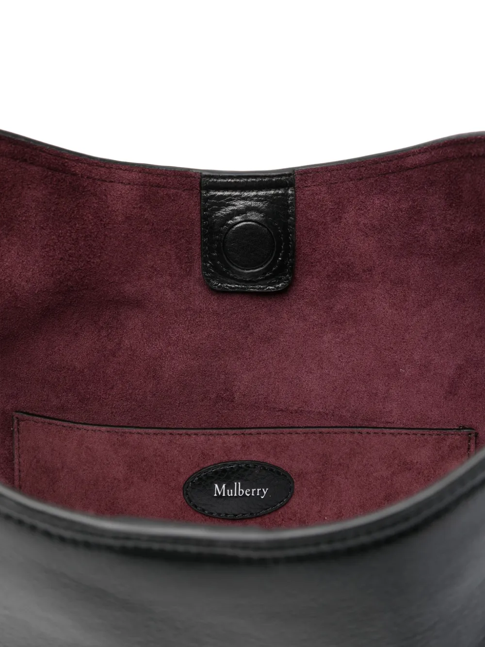 Mulberry Leren schoudertas Zwart