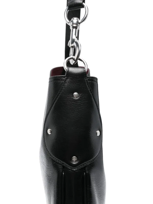 Mulberry レザーショルダーバッグ | ブラック | FARFETCH JP