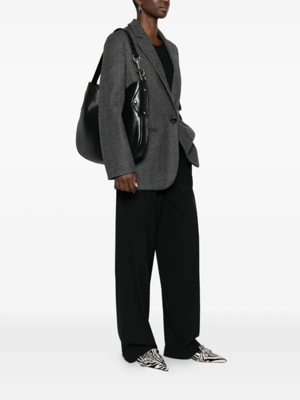 Mulberry レザーショルダーバッグ | ブラック | FARFETCH JP