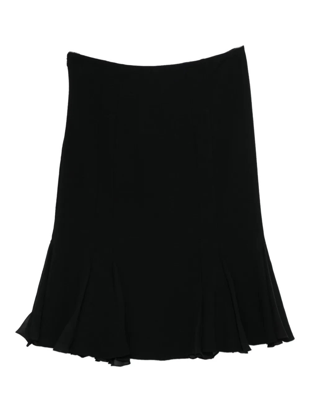 John Galliano Pre-Owned flared skirt - Zwart