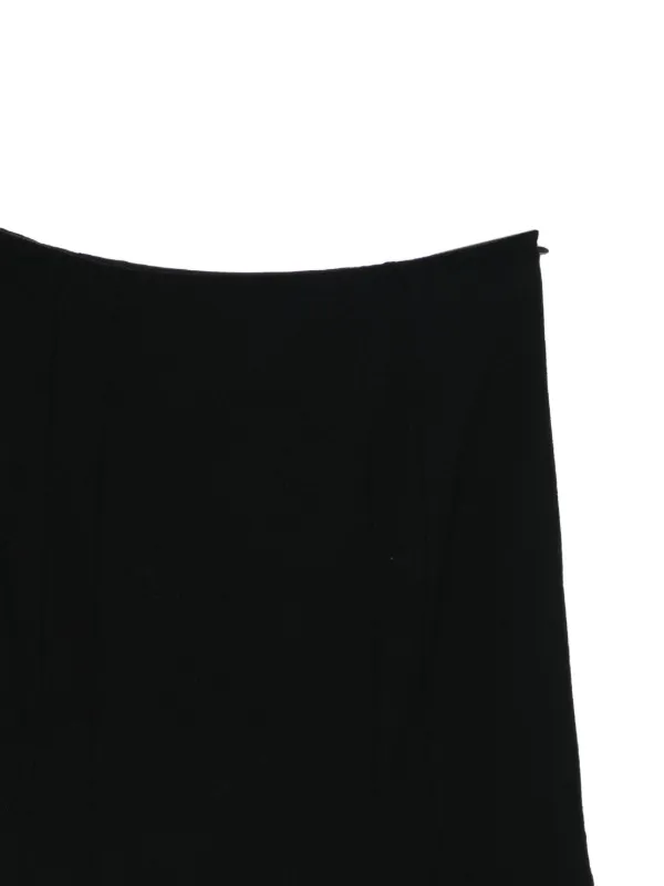 John Galliano Pre-Owned Flared Skirt | Black | FARFETCH RO