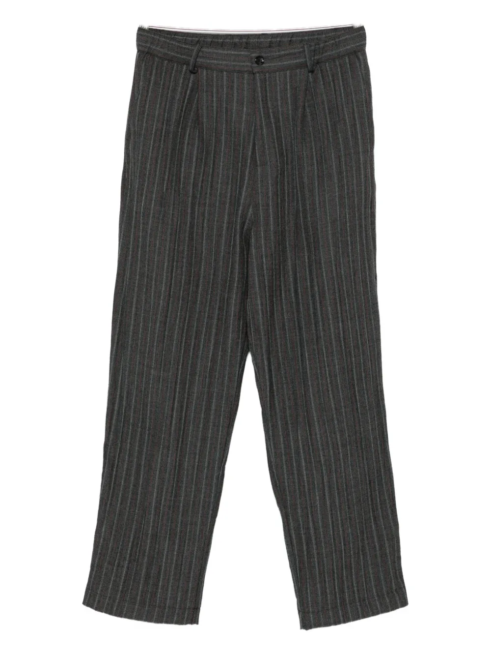 LC23 striped trousers | Grey | Image 1
