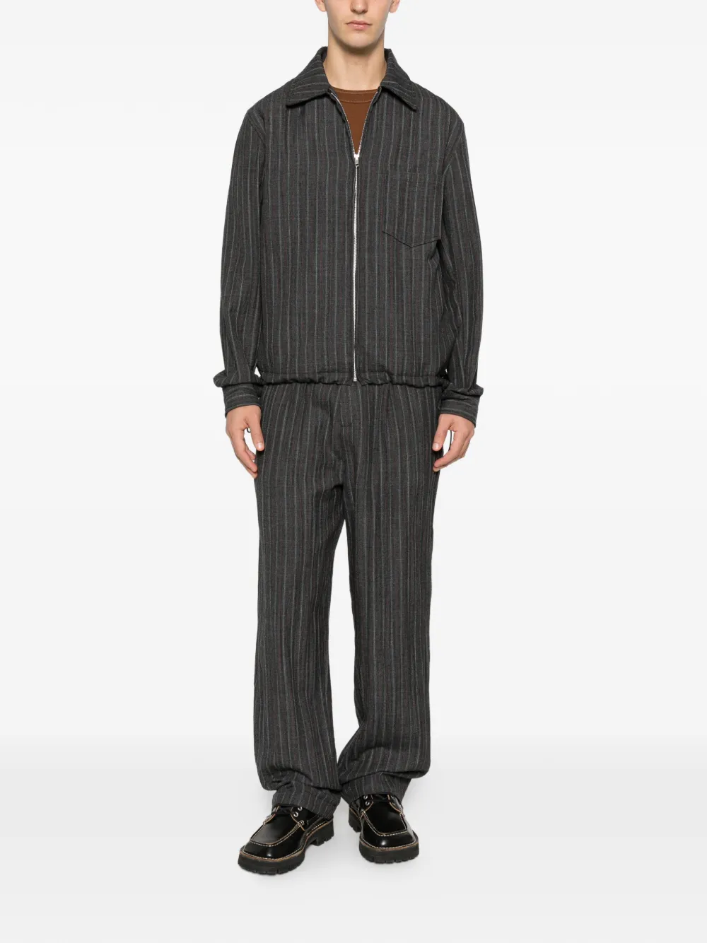LC23 striped trousers | Regular-Fit & Straight Leg Pants | Image 2