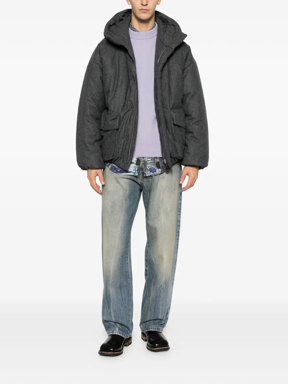 LC23 distressed jeans - Blauw