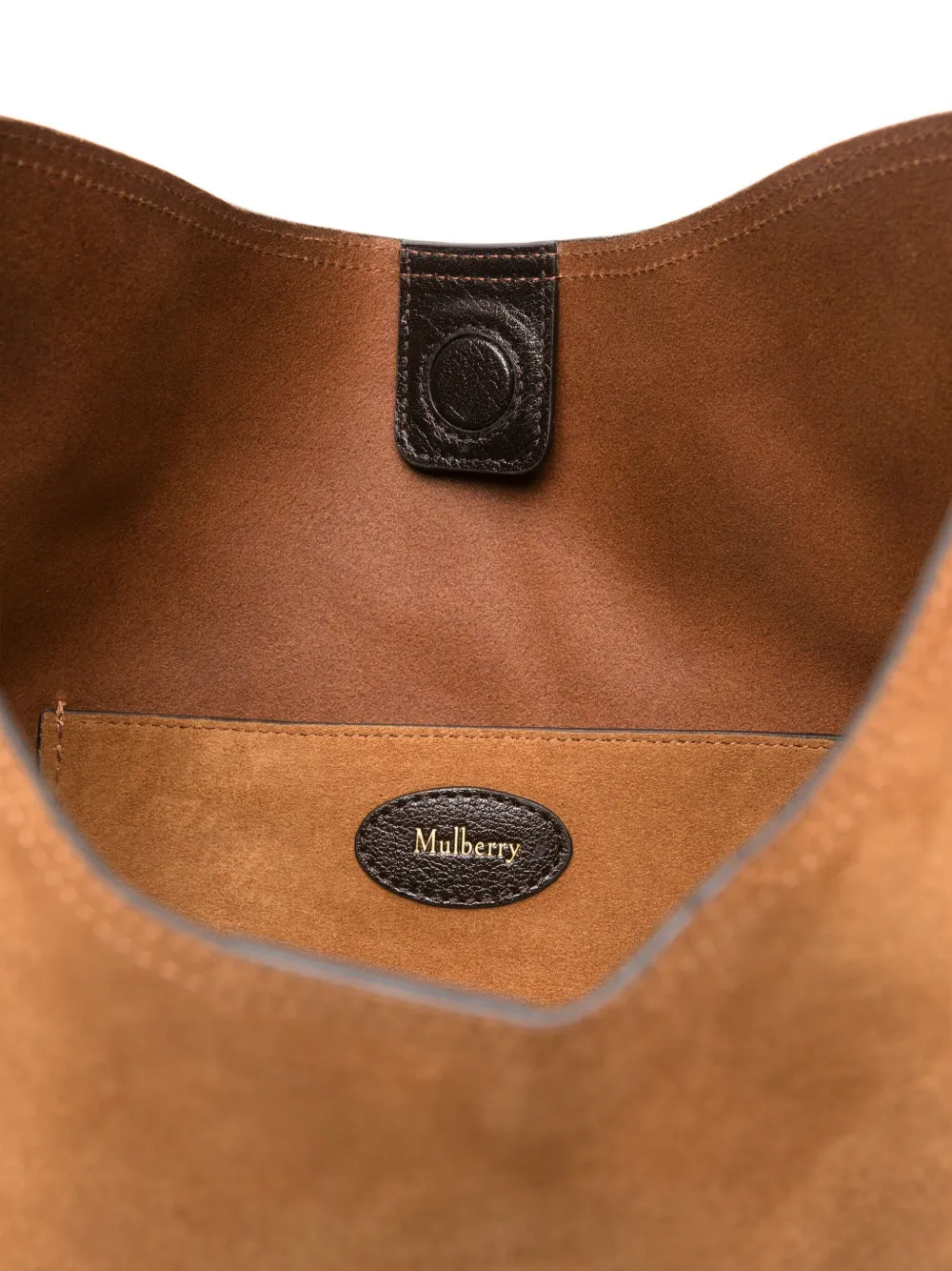 Mulberry Suède schoudertas Bruin