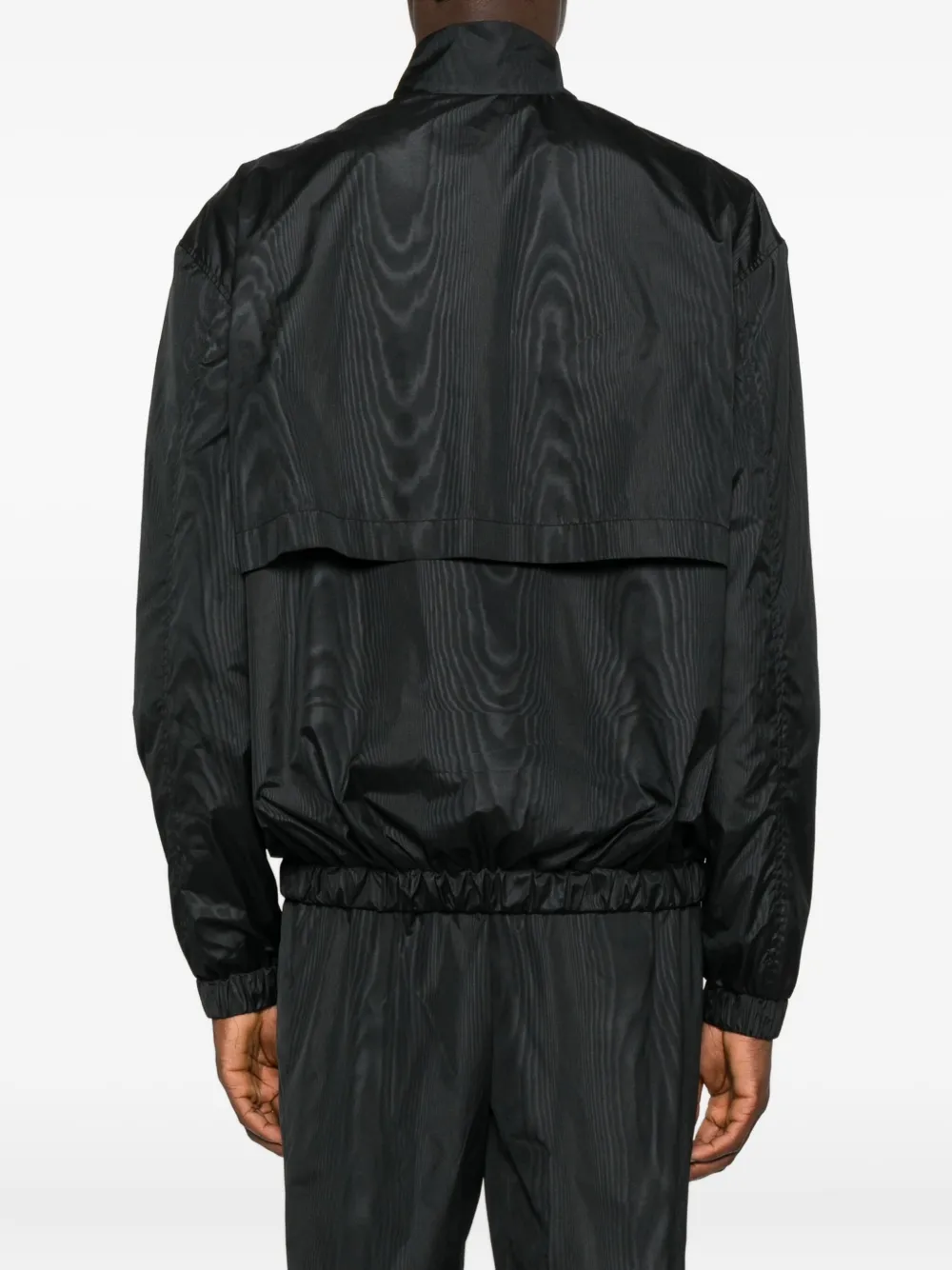Medeea Zip-up Lightweight Jacket In Black