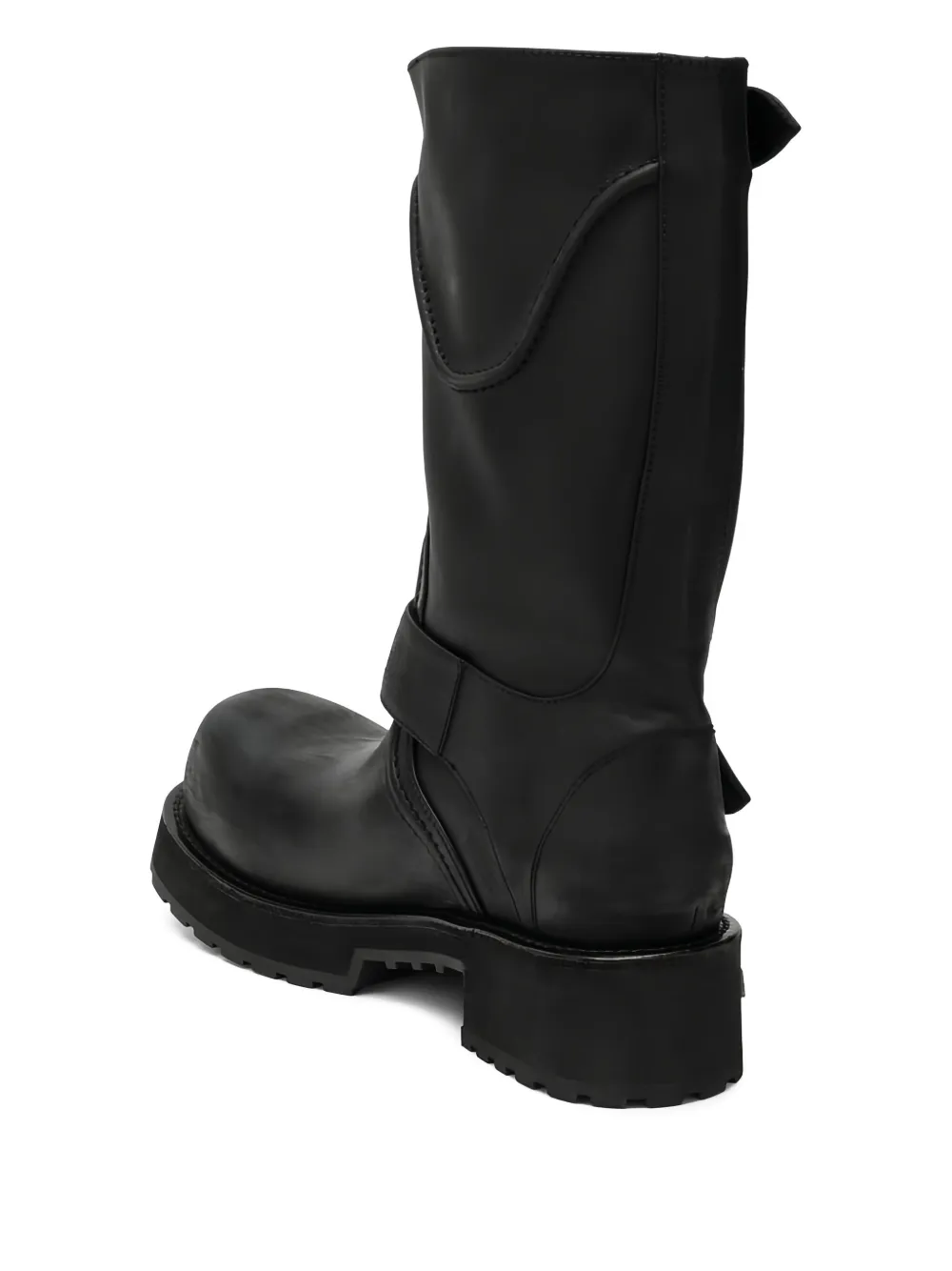 Balenciaga Hourglass Crocodile-effect Wallet In Black