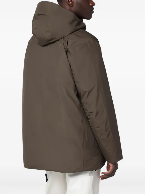【GOLDWIN】 HOODED DOWN COAT メンズM ブラウン Goldwin Hooded Down Jacket | Brown | FARFETCH NZ