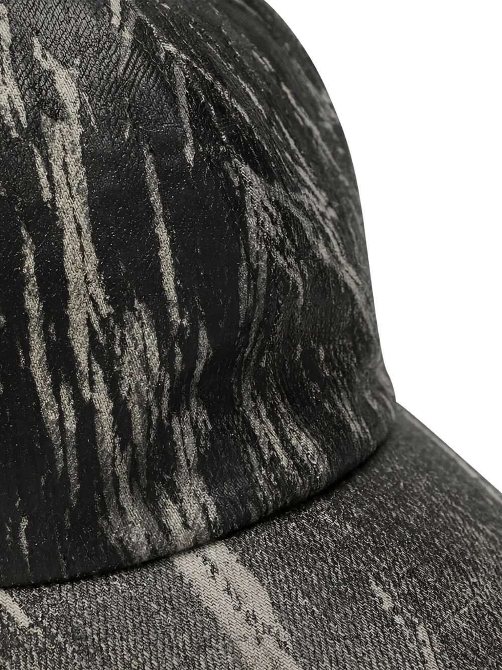 Rick Owens Drkshdw Denim Effect Fabric Baseball Cap In Multi