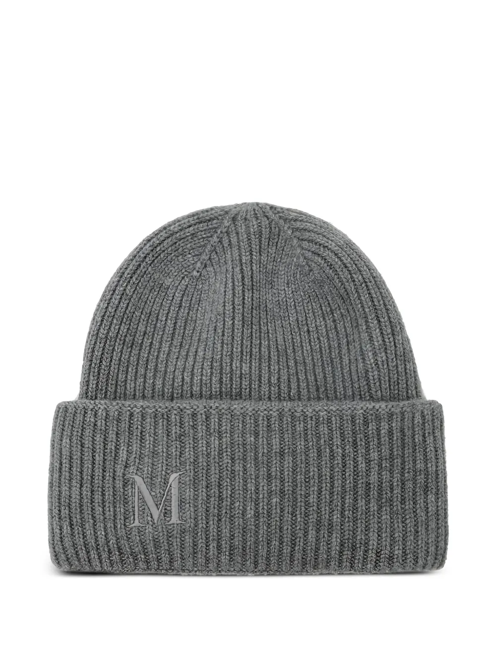 Max Mara bonnet à design côtelé | gris | Image 1