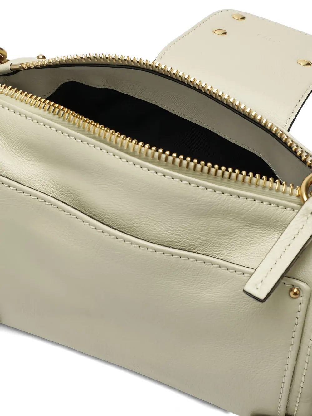 Chloé Cream Colored Small Paddington Bag Women In Neutral