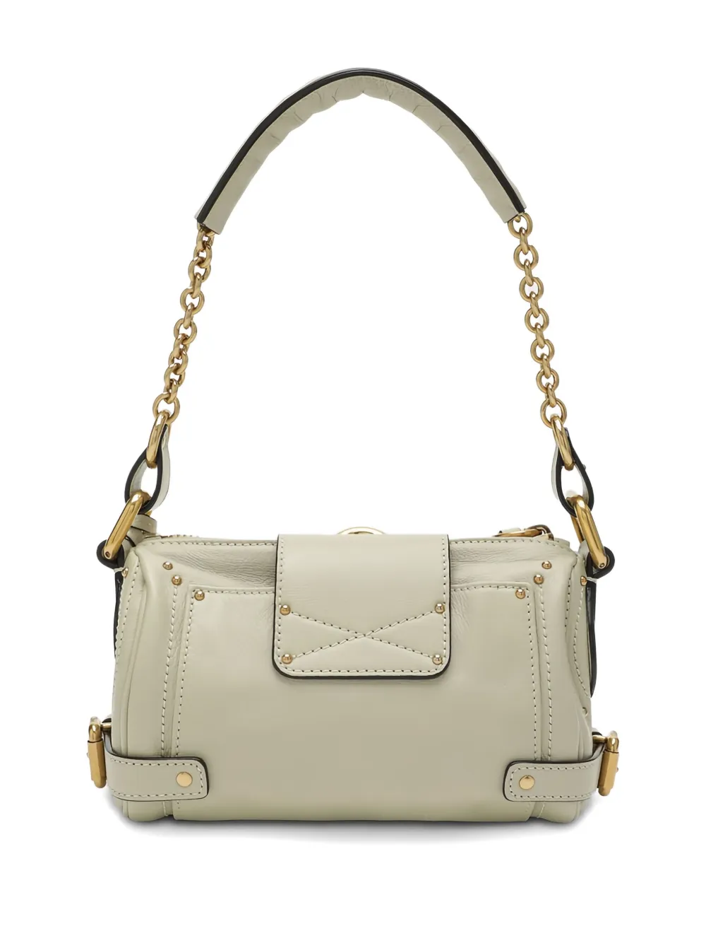 Chloé Cream Colored Small Paddington Bag Women In Neutral