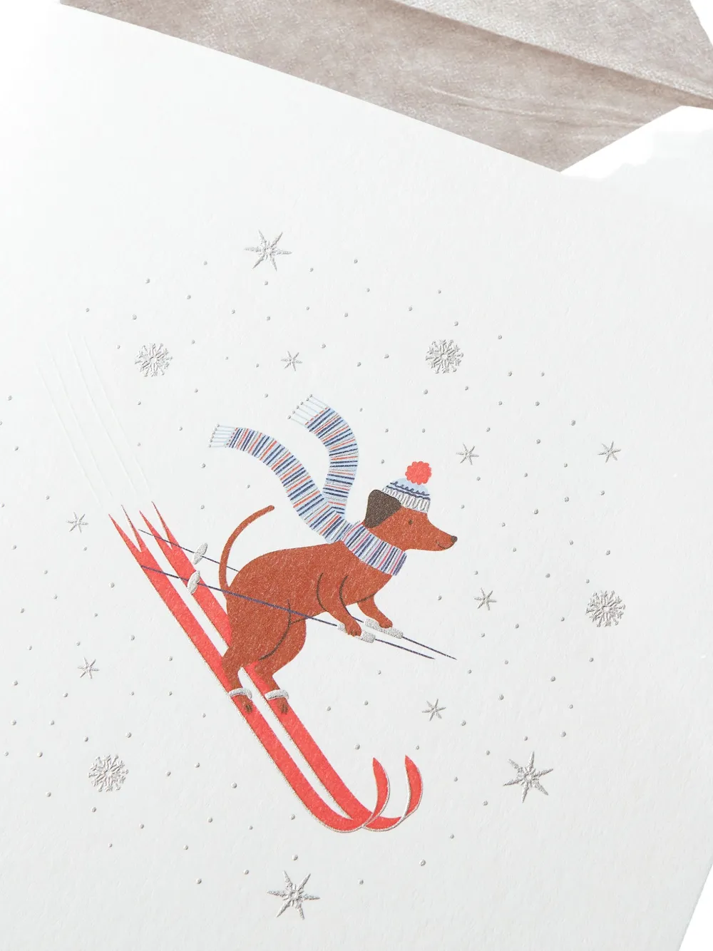 Smythson dog-motif christmas card set (pack of ten) | Desk Accessories | Image 2