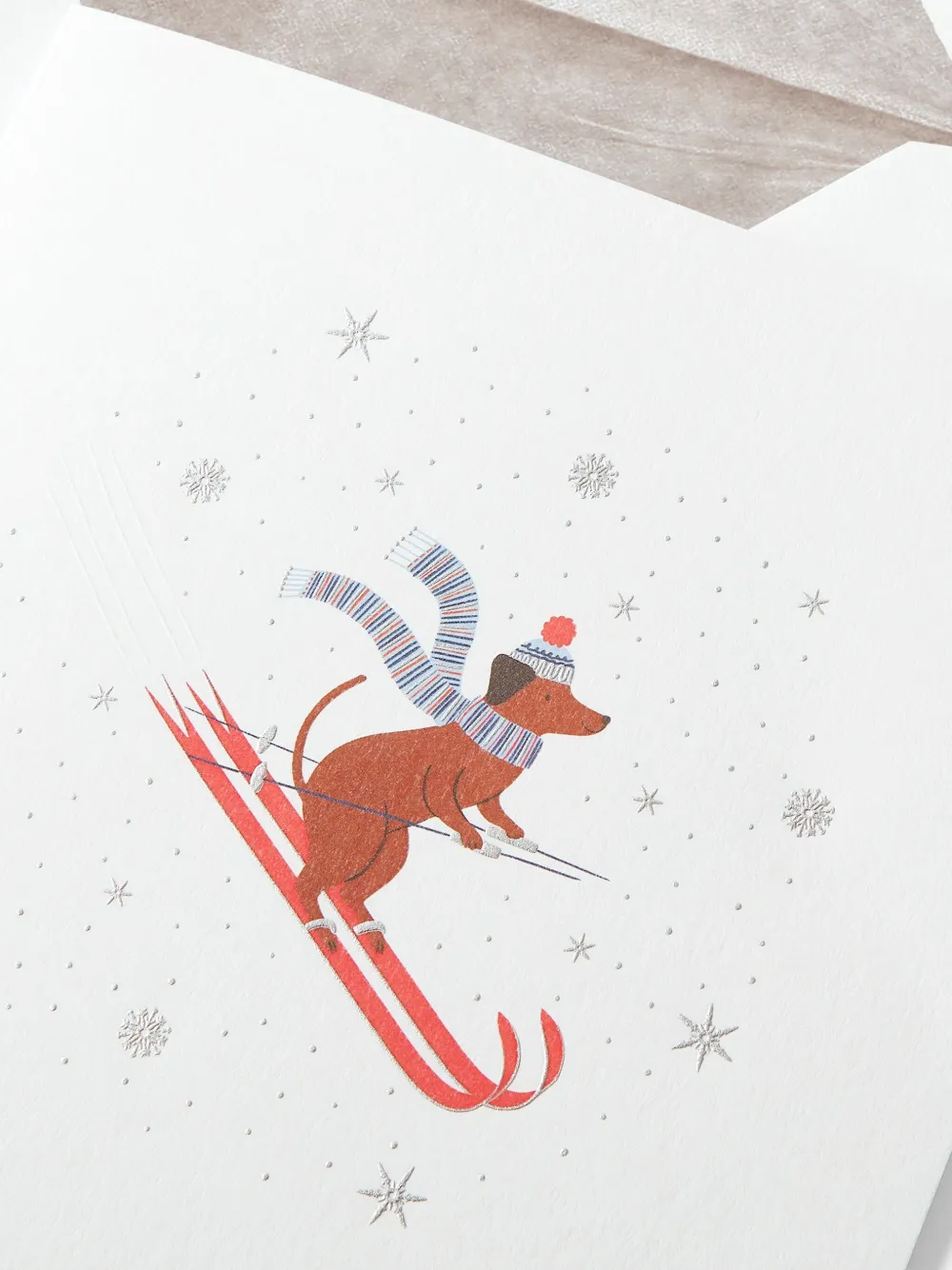 Smythson lot de dix cartes de noël à motif chien | Accessoires de bureau | Image 2