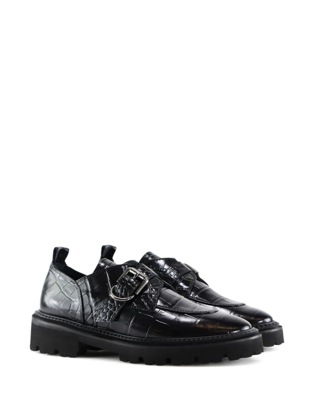 Notabene Tecla crocodile-effect derby shoes | Image 2