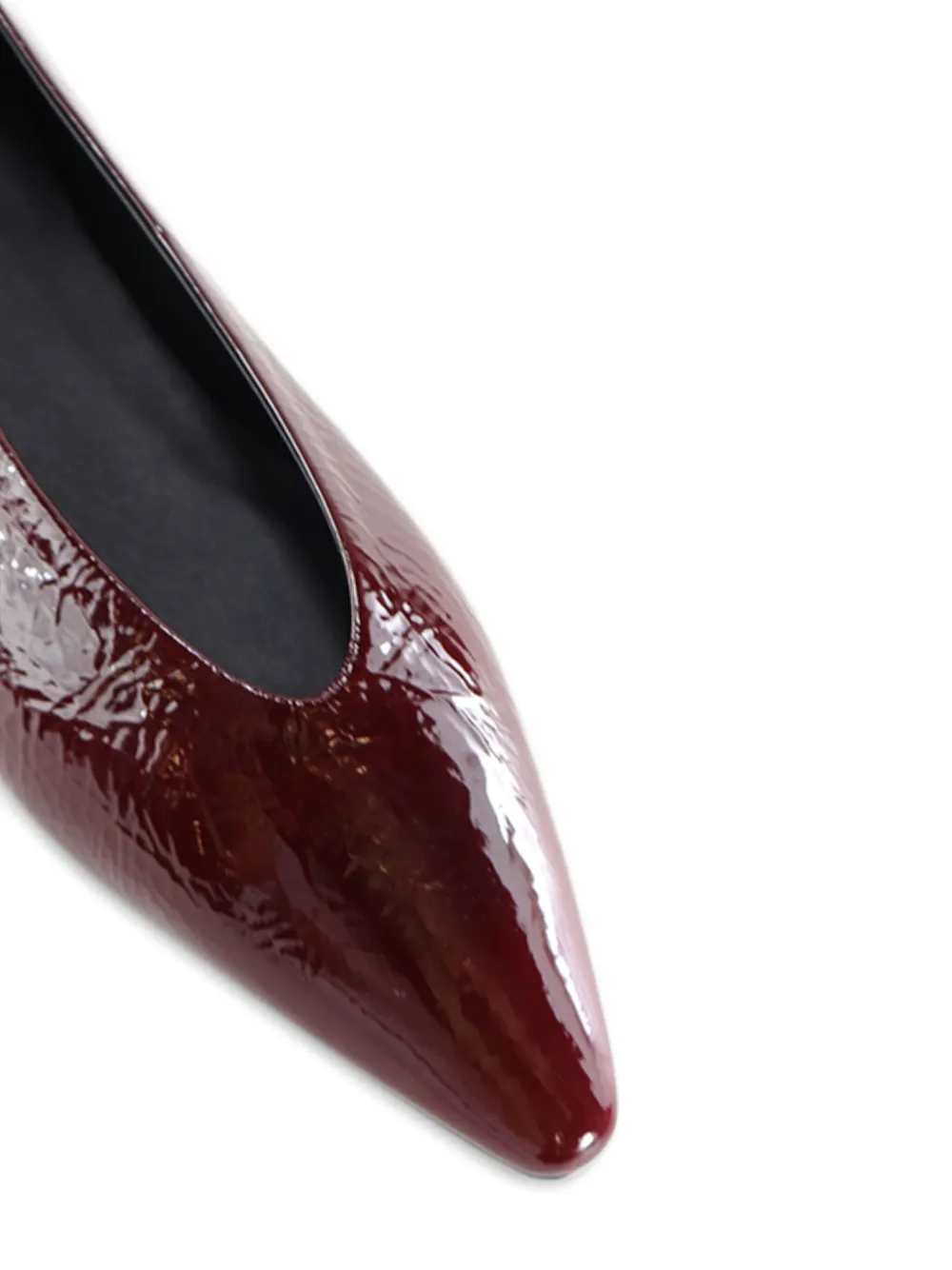 Notabene Ginevra ballerina's met puntige neus Rood