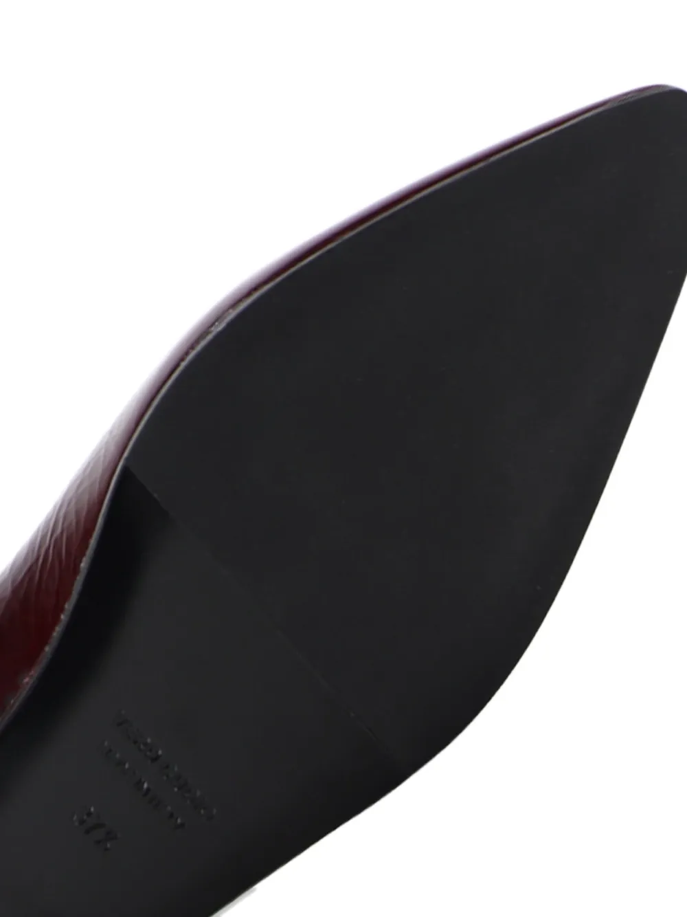 Notabene Ginevra ballerina's met puntige neus Rood