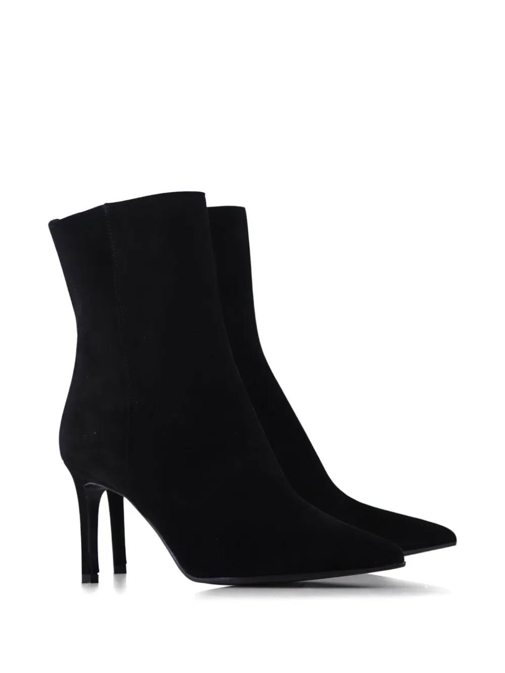 Notabene 70 mm Ravna laarzen met rits Zwart