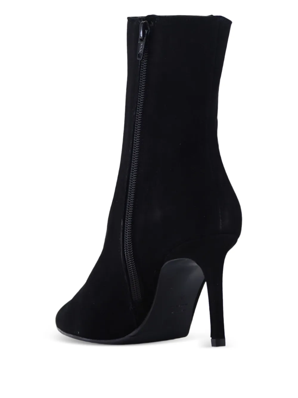 Notabene 70 mm Ravna laarzen met rits Zwart