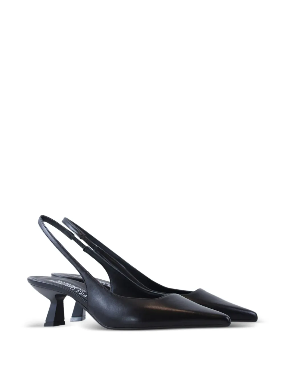 Notabene 50mm Elisa Pointed-toe Heeled Pumps In Black
