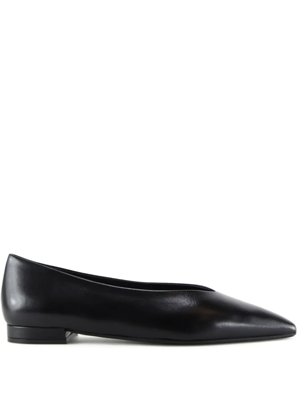 Notabene Ginevra Pointed-toe Ballet Flats In Black