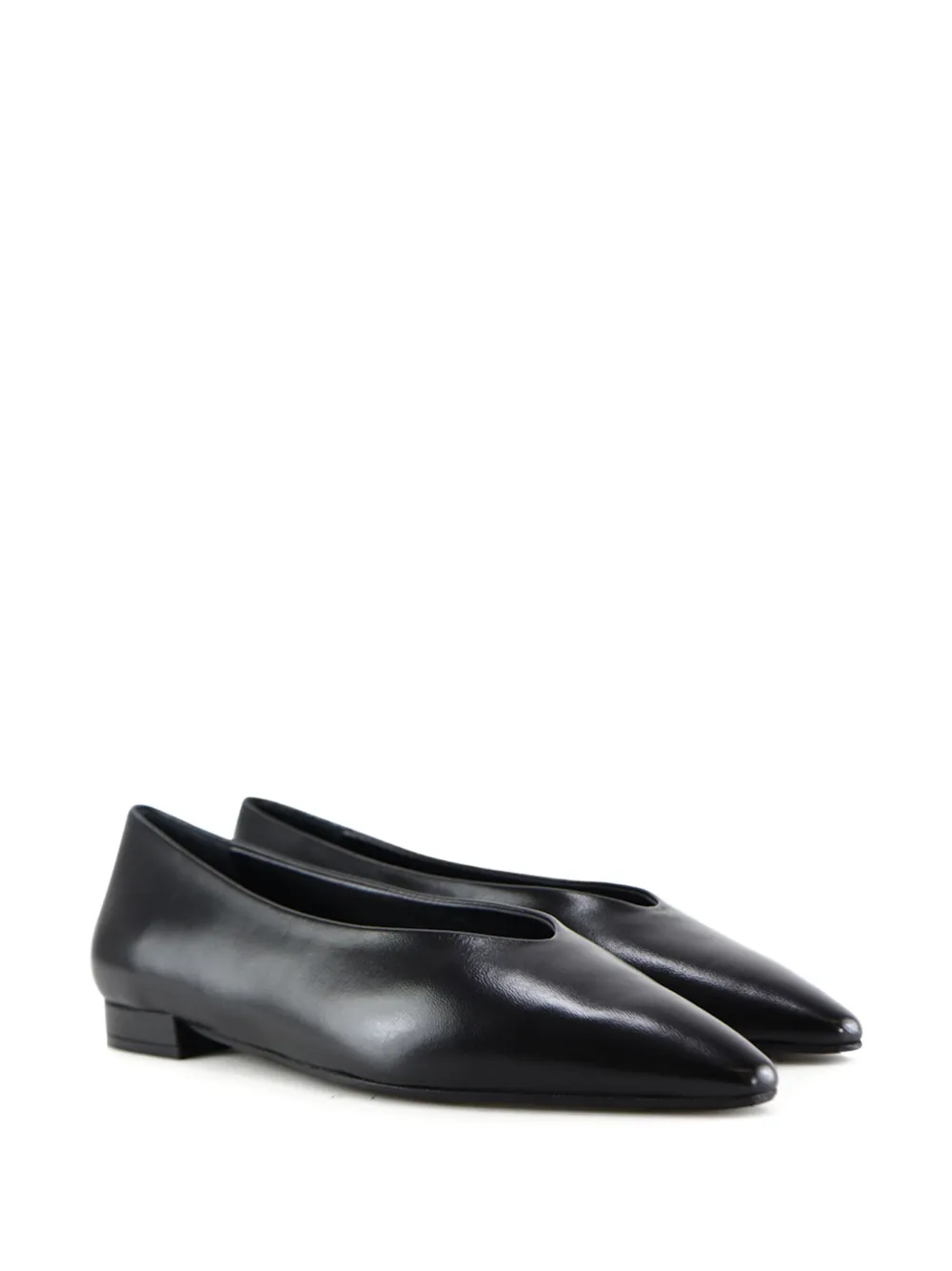 Notabene Ginevra Pointed-toe Ballet Flats In Black