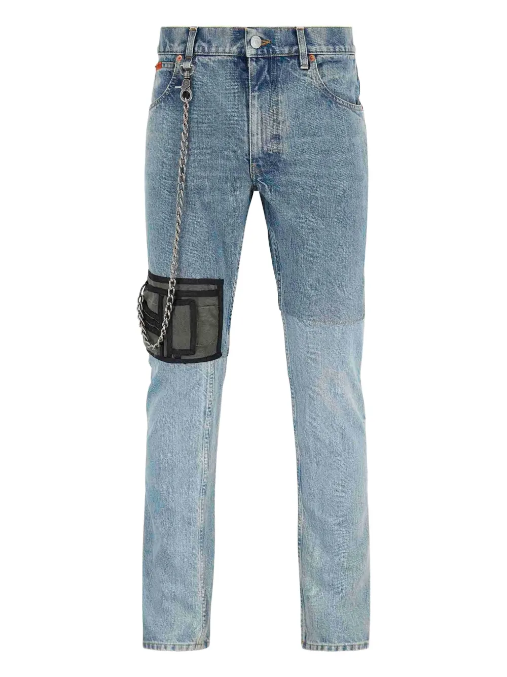 Martine Rose patchwork chain jeans | Blue | Image 1