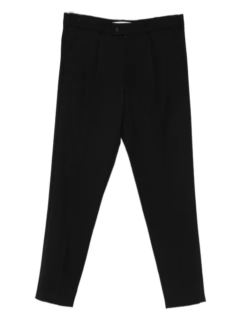 MEDEEA pleat-detail trousers