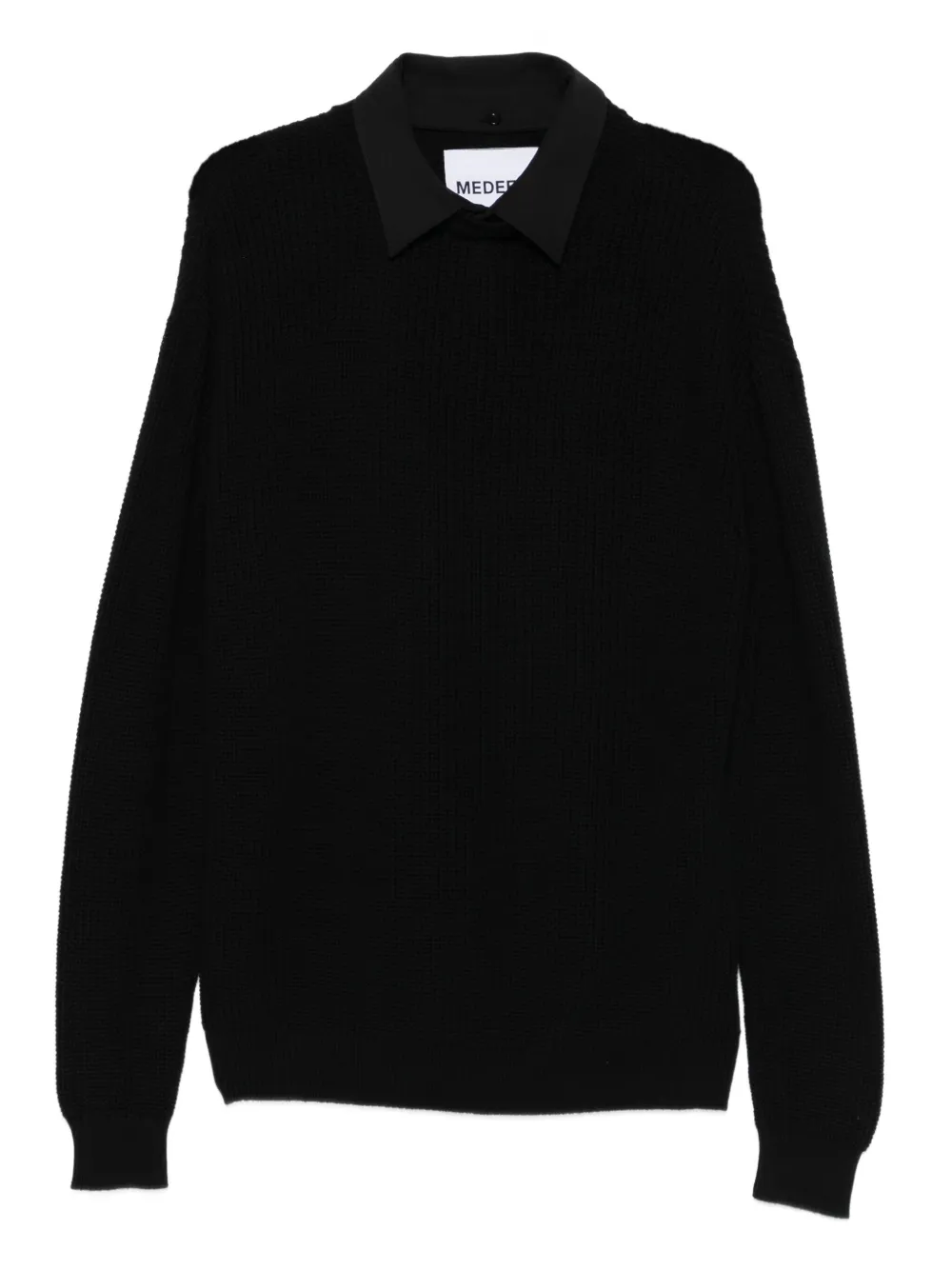 MEDEEA collared sweater | noir | Image 1