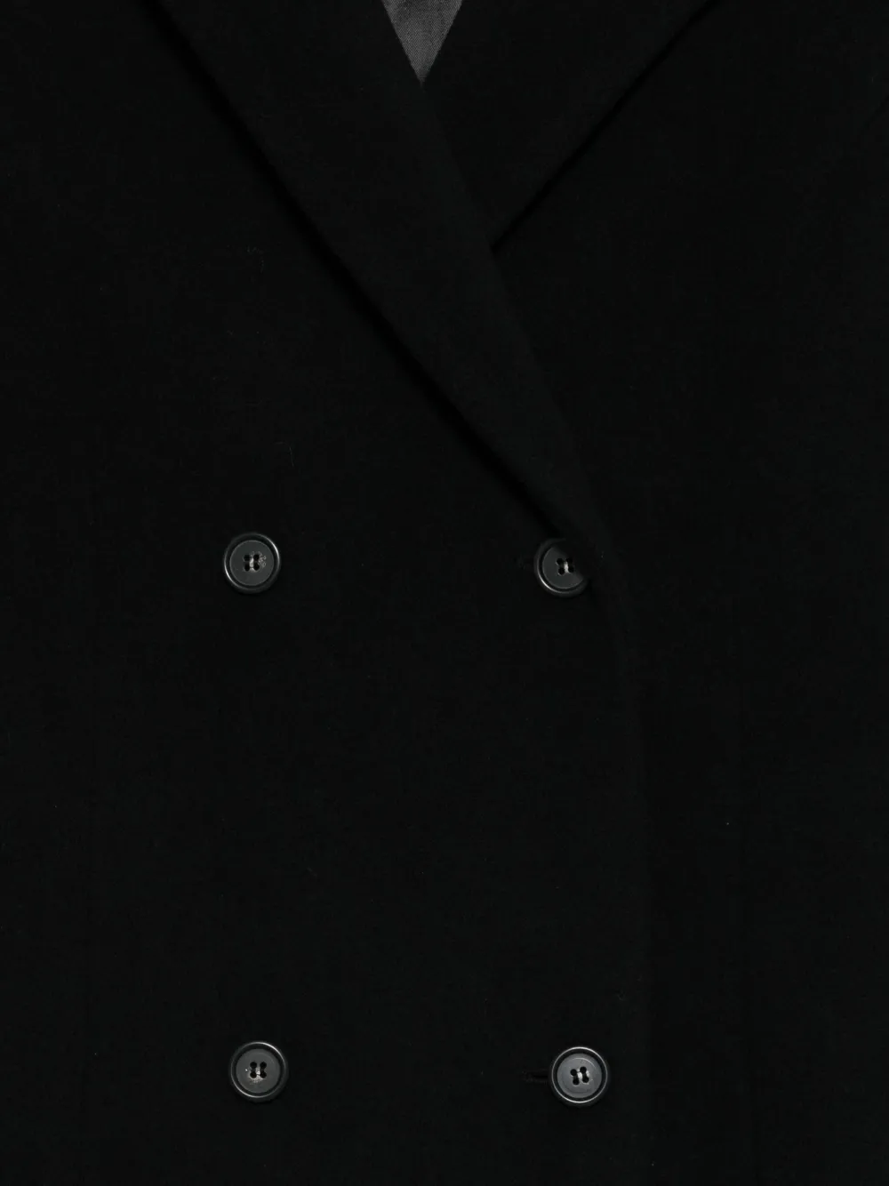 The Garment Clooney Black Wool Blend Coat In Black