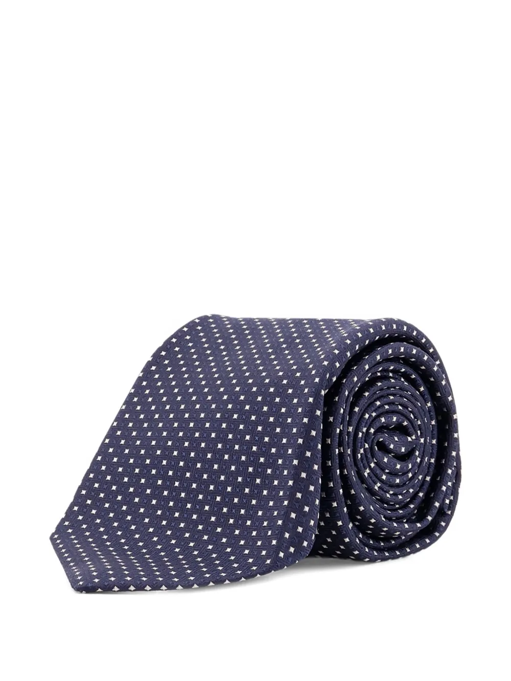 Kiton dot-pattern tie | azul | Image 1