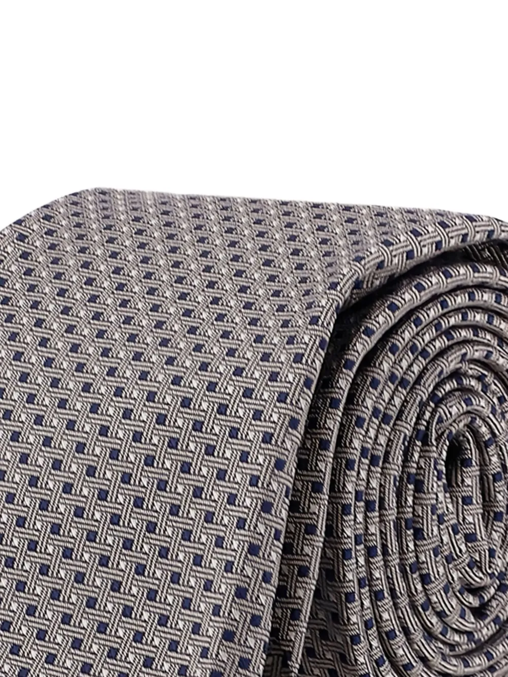 Kiton geometric-pattern tie | Image 2