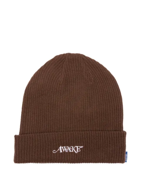 Awake NY Beanie mit Logo-Stickerei