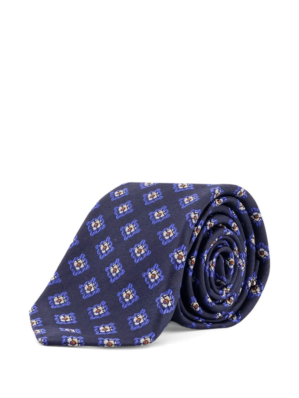Kiton corbata de seda | azul | Image 1