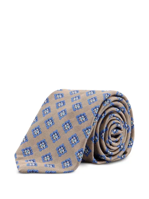 Kiton silk tie