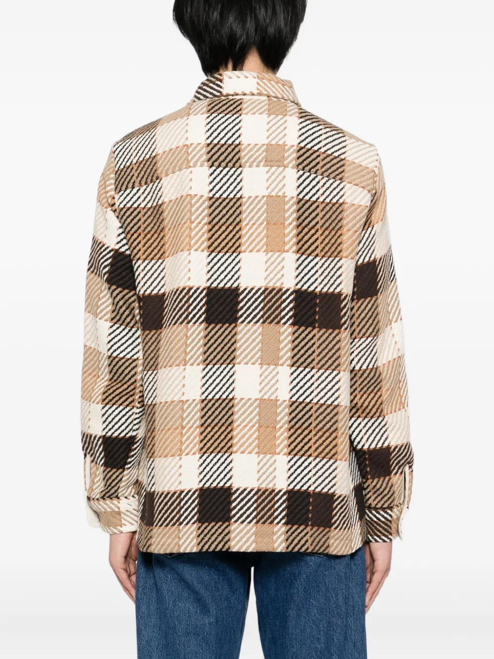 Wax London Shirtjack met borstzak Beige