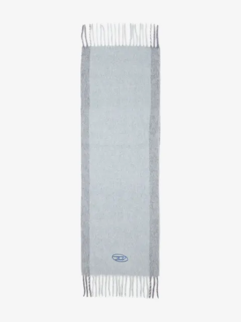 Diesel S-Olid fringed-edge scarf