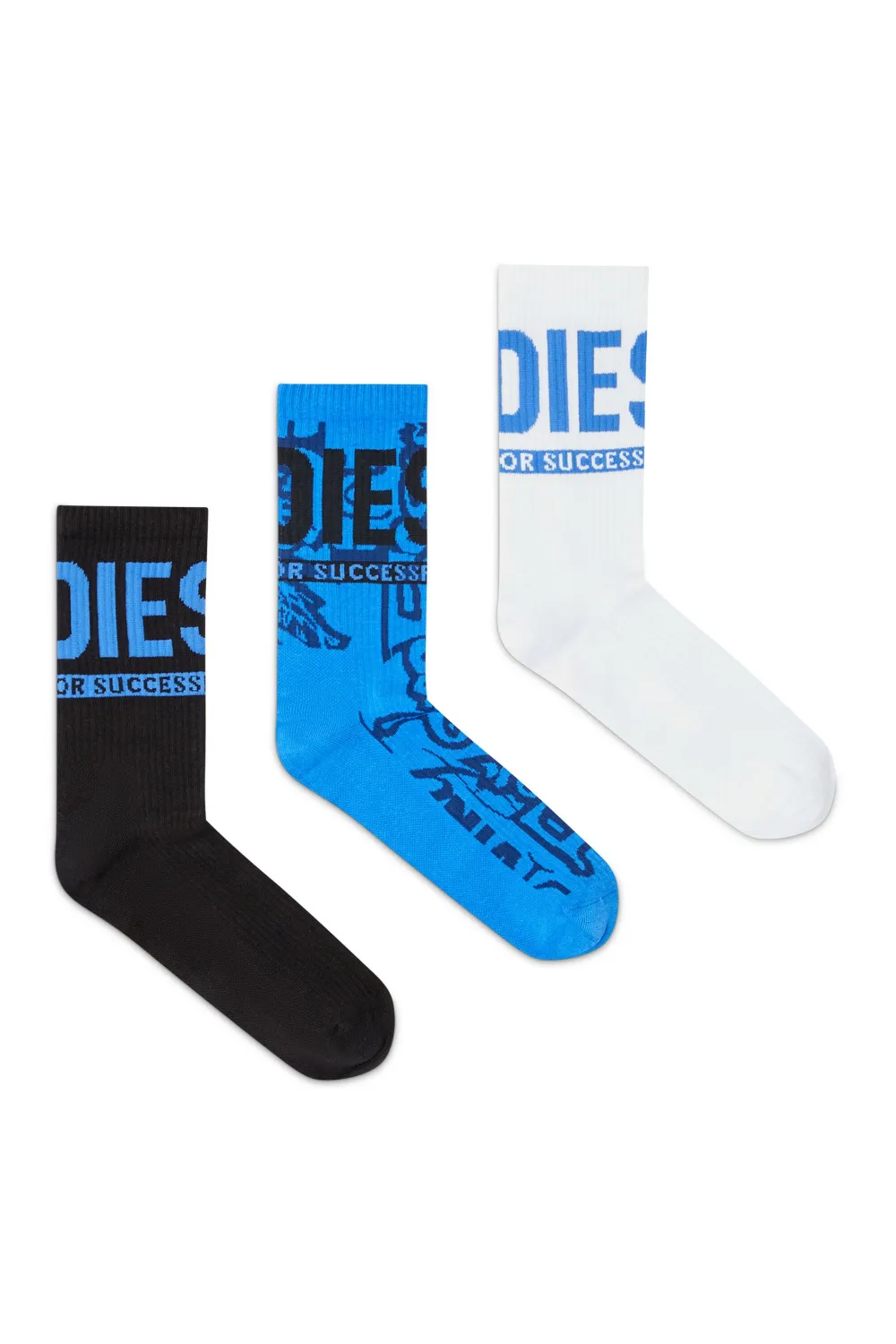 Diesel Calzini SKM-Ray (3 pezzi) - Nero