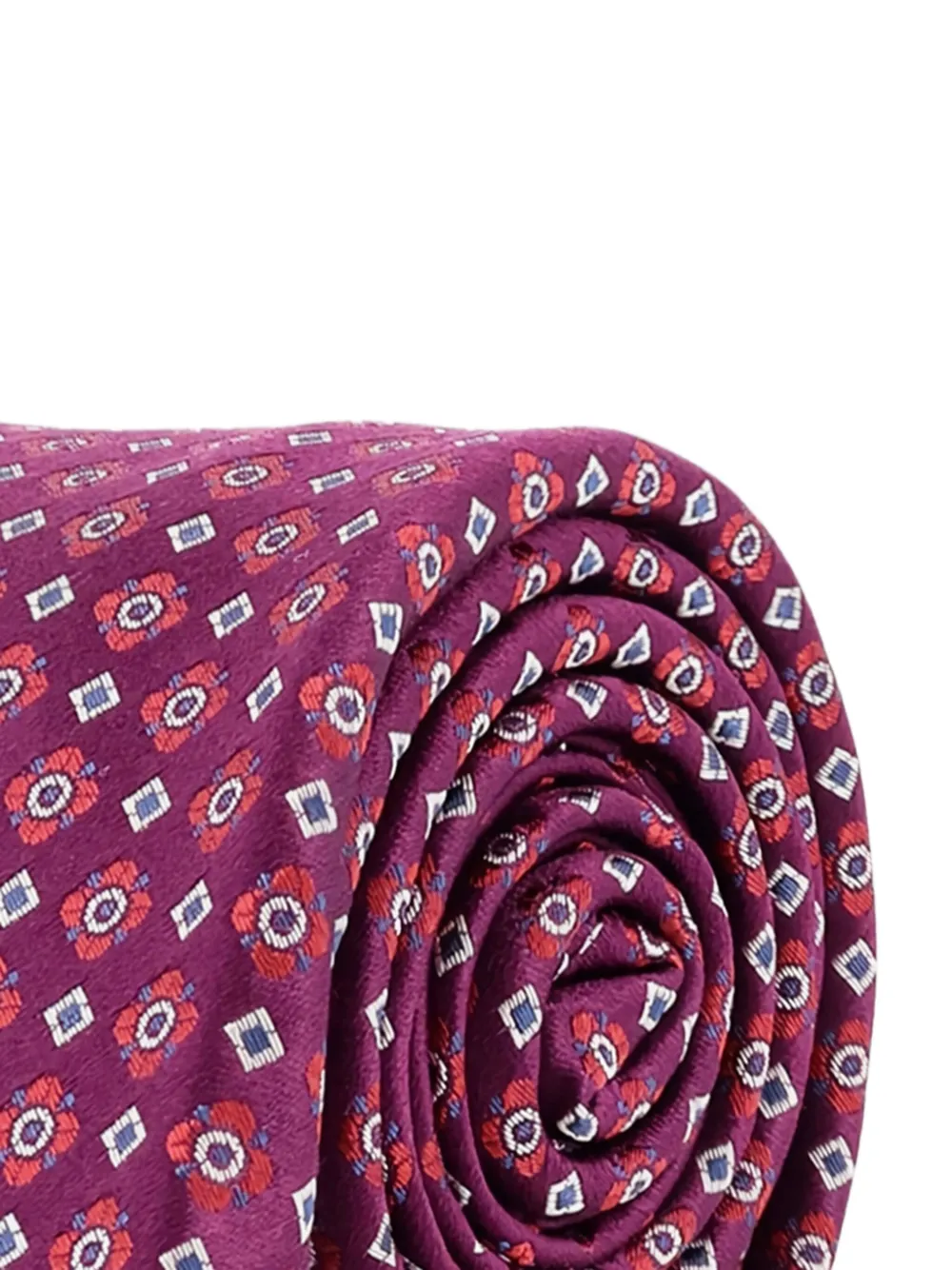 Kiton geometric-pattern tie | Image 2