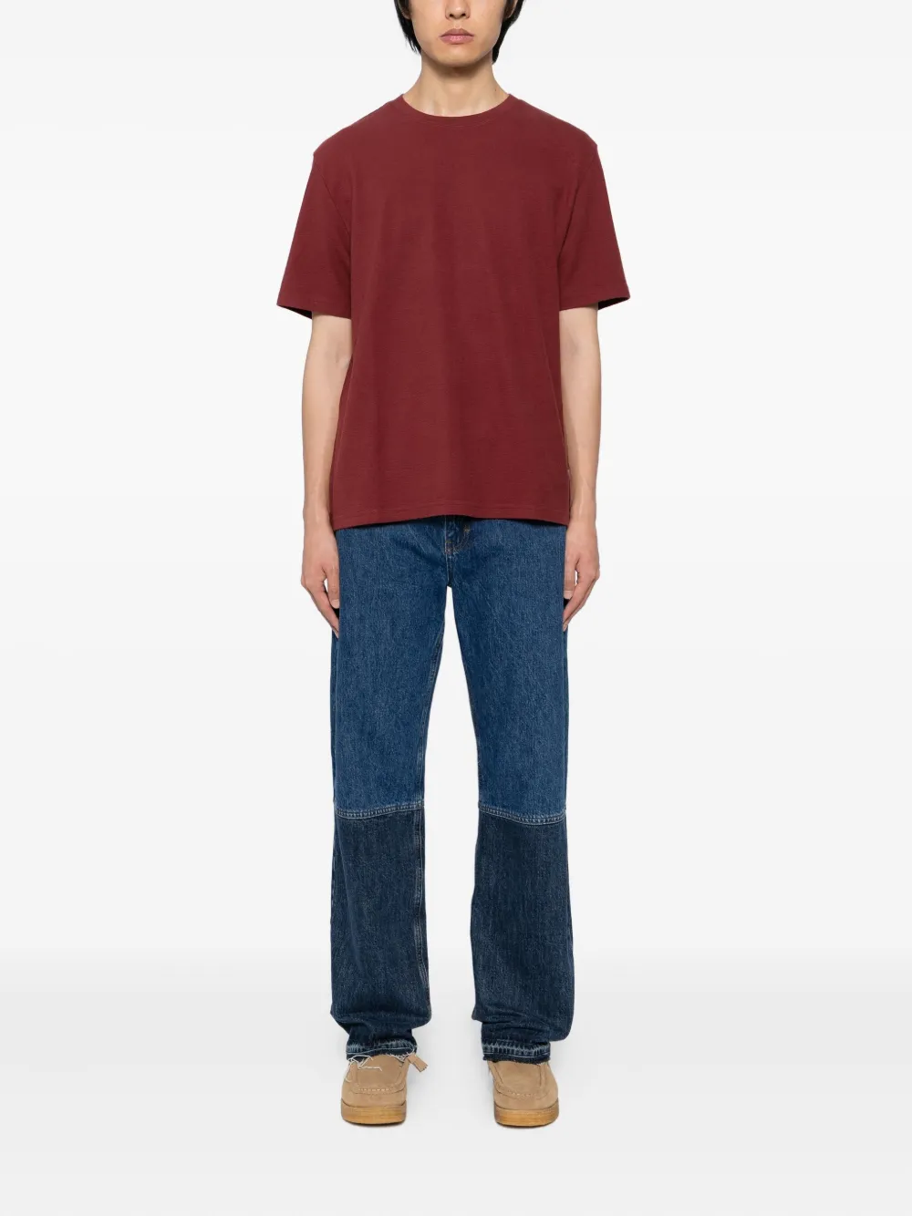 Wax London T-shirt met ronde hals - Rood