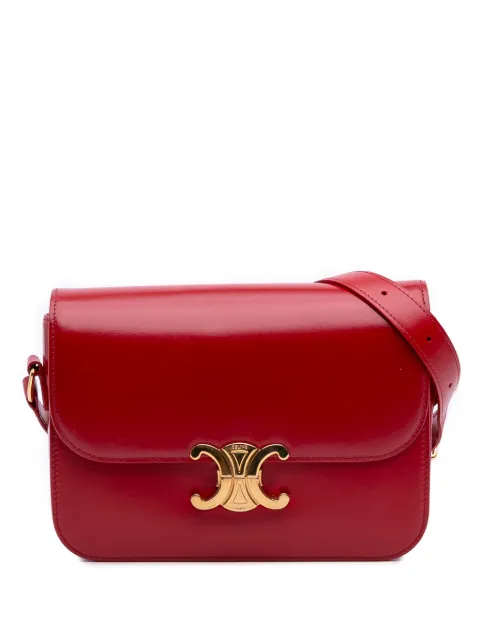 Celine Pre-Owned 2018 Classique Shiny Calfskin Triomphe crossbody bag