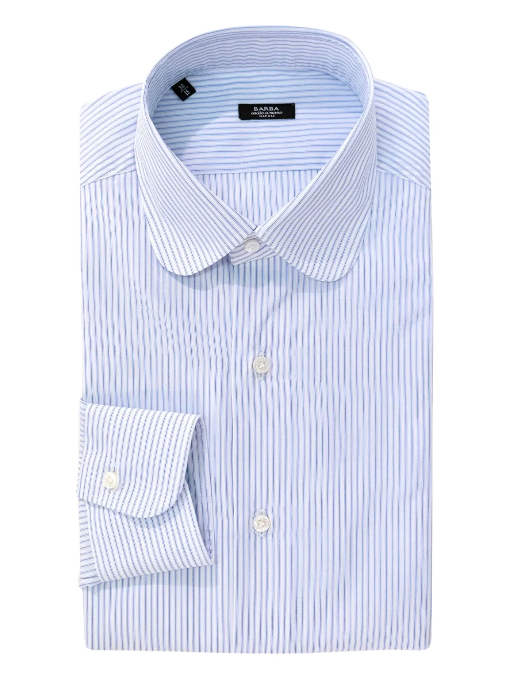 Barba camisa con rayas estampadas | blanco | Image 1